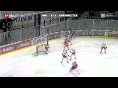 3. Spiel Playouts 03.03.11 Biel - Ambri 2 : 1