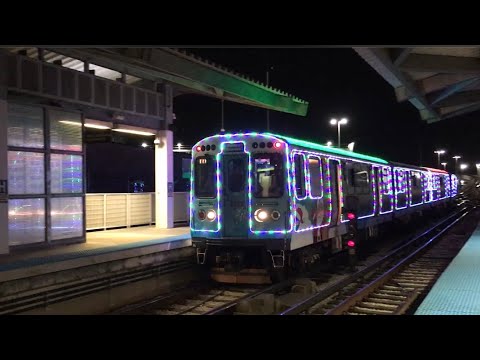 Railfanning CTA 12-21-20 FT CTA HOLIDAY TRAIN!