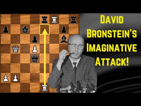 David Bronstein's Imaginative Attacks | Bronstein vs Mikenas