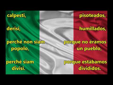 Himno Italiano - Letra Español- Italiano