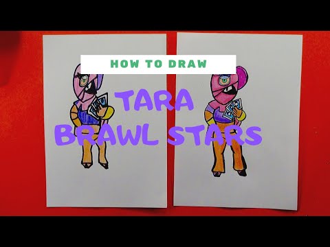 How to draw Tara Brawl Stars| Tara Brawl Stars drawing step by step