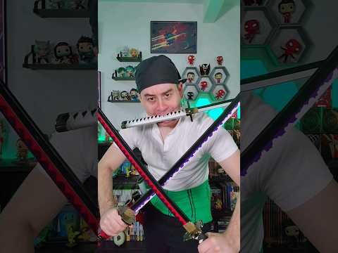 Zoro Cosplay from One Piece! 3 Sword Style!! #onepiece #shorts #zoroonepiece