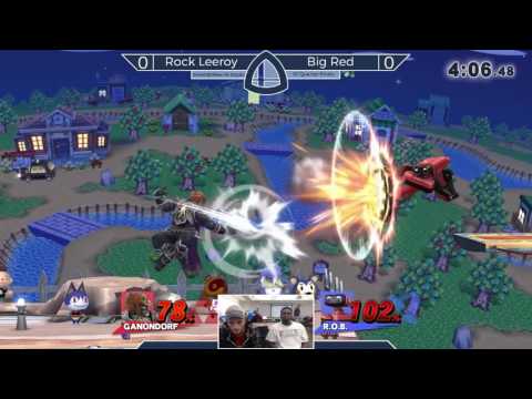 Sm4sh@Mines 46 - Rock Leeroy (Ganondorf) Vs. Big Red (R.O.B.) - Winners Quarterfinals