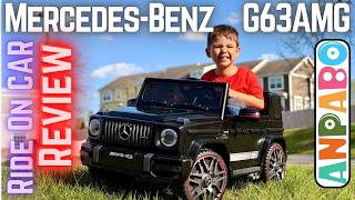 ANPABO Ride On Car - Mercedes Benz G63 - Review with Anthony
