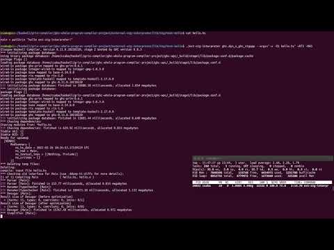 DEMO: GHC 9 running in the External STG Interpreter