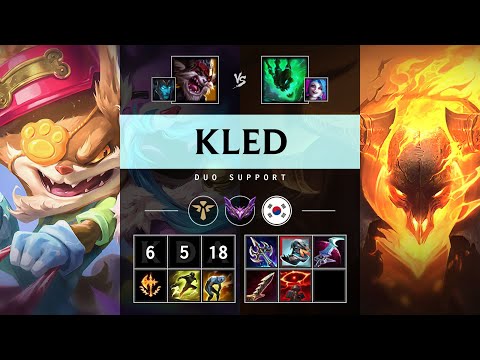 Kled Support vs Thresh - KR Master Patch 25.20