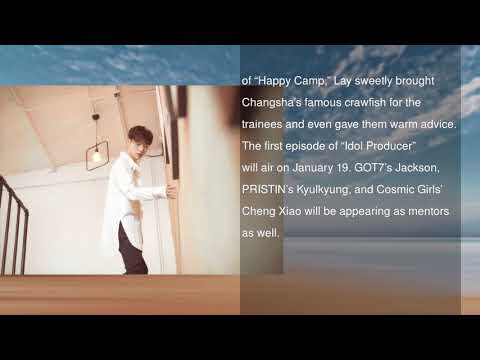 EXO’s Lay Thoughtfully Treats “Idol Producer” Trainees Behind The Scenes