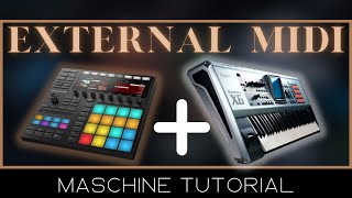 Maschine Tutorial How to use with External Keyboard