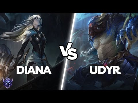 Road to Master - OTP Diana Jungle vs Udyr | STREAMER FULL GAMEPLAY (League of Legends)