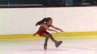 2012 Morris Open - Ashley Leahy (7 yrs old)  Pre-Preliminary figure skating