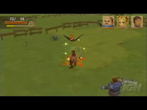 Radiata Stories PlayStation 2 Gameplay - Field battle