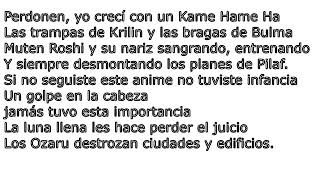 Dragón ball rap 1.5 porta(letra)