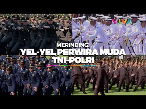 [FULL] Istana Bergetar Adu Yel-yel Perwira Muda TNI-Polri