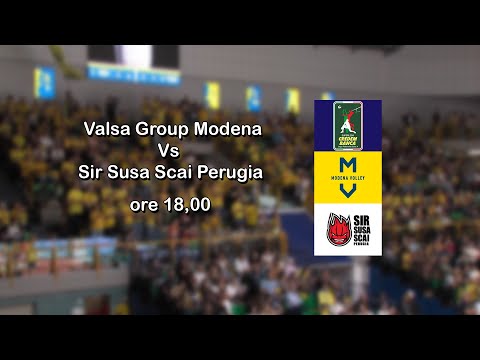 Valsa Group Modena Vs Sir Susa Perugia