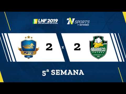 LNF2019 - Gols - 5r - Pato 2 x 2 Marreco