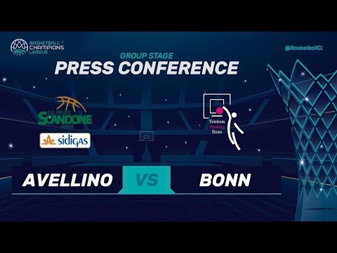 Sidigas Avellino v Telekom Baskets Bonn - Press Conference - Basketball Champions League 2017-18