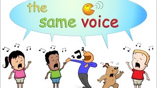 We All Sing In The Same Voice