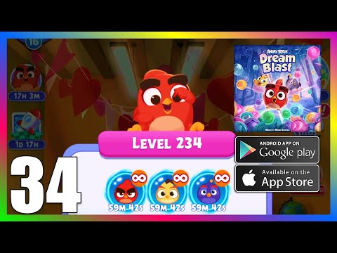 Angry Birds Dream Blast 🐦Gameplay Stage 234-236 (Android, iOS)