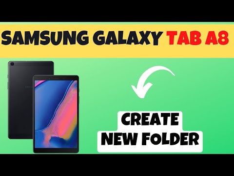 Samsung Galaxy Tab A8 How to Create New Folder || Create Folder in My files