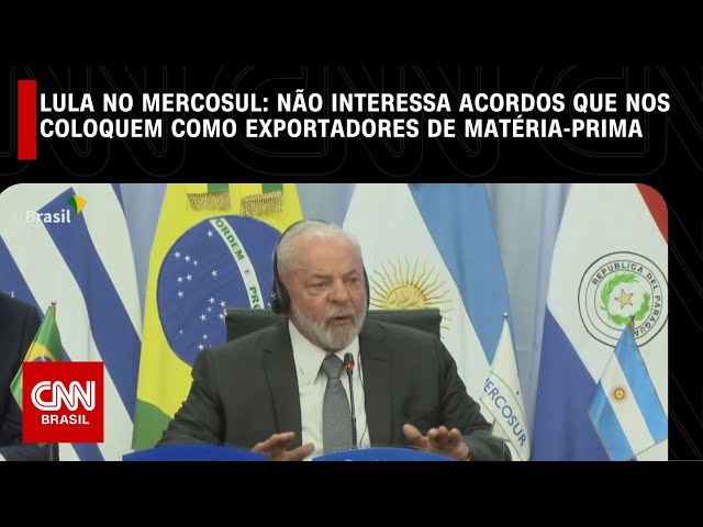 Lula assume presidência do Mercosul com promessa de destravar acordo com UE