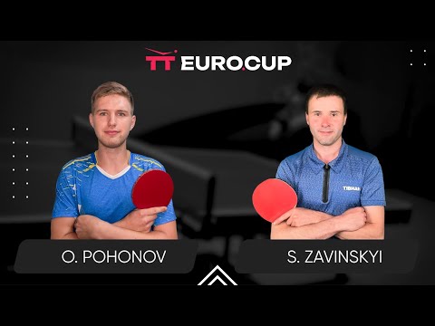 18:25 Oleksandr Pohonov - Serhii Zavinskyi 02.07.2024 TT Euro.Cup Ukraine Professional. TABLE 3
