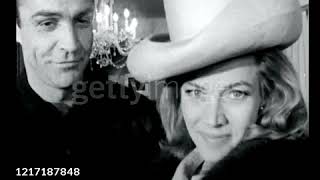 Honor Blackman Meets Sean Connery | Prior To Filming &quot;Goldfinger&quot; | James Bond 007 | March 1964