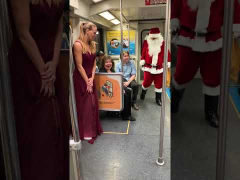 Subway Santa Performed a Miracle… A Day No One Expected!