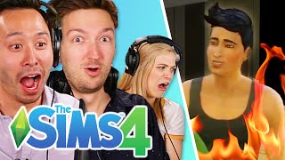Shane and Ryan Try To Kill The Try Guys In The Sims 4