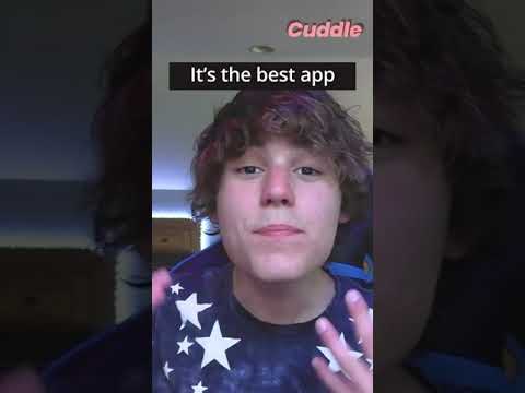 Cuddle is where you can voice chat with a random stranger.