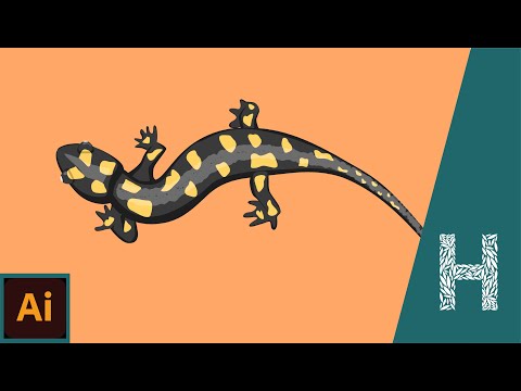 Бамбук паттерн в Adobe Illustrator