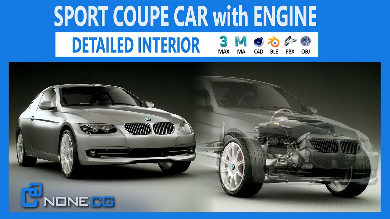 Coup&eacute; sportiva Modello 3D