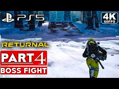 RETURNAL PS5 Gameplay Walkthrough Part 4 BOSS FIGHT [4K 60FPS] - No Commentary (FULL GAME)