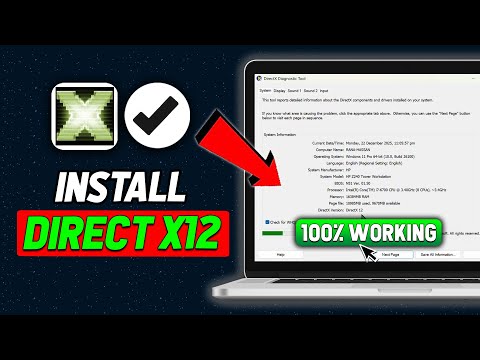 How To Download & Install DirectX 12 (Windows 10 & 11) (2026 Updated Way)
