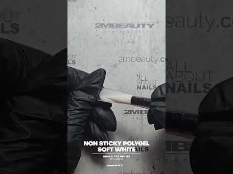 Non Sticky Polygel - Soft White - HEMA Mentes Építőzselé