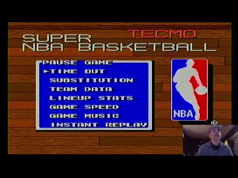 Tecmo Super NBA Basketball - Seattle Sonics Vs Indiana Pacers (Regular Season)