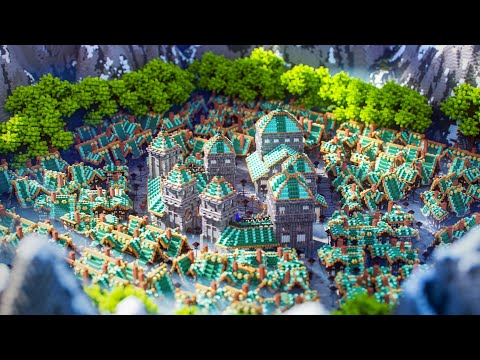 EPIC Minecraft Caralis Timelapse in 4K!
