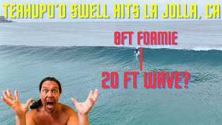 Overhead Surf on Da Foamie: XXL Hawaii Swell Hits La Jolla, CA