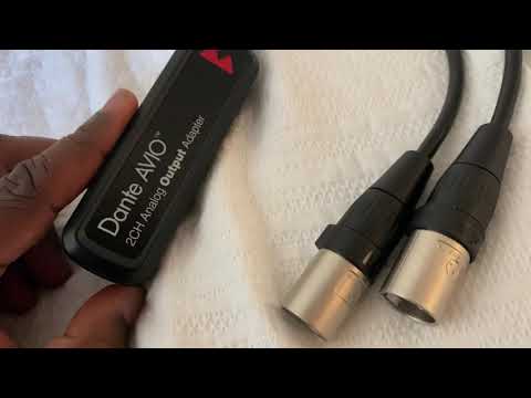 Audinate AVIO 2 Channel Analog Output Adapter Evaluation