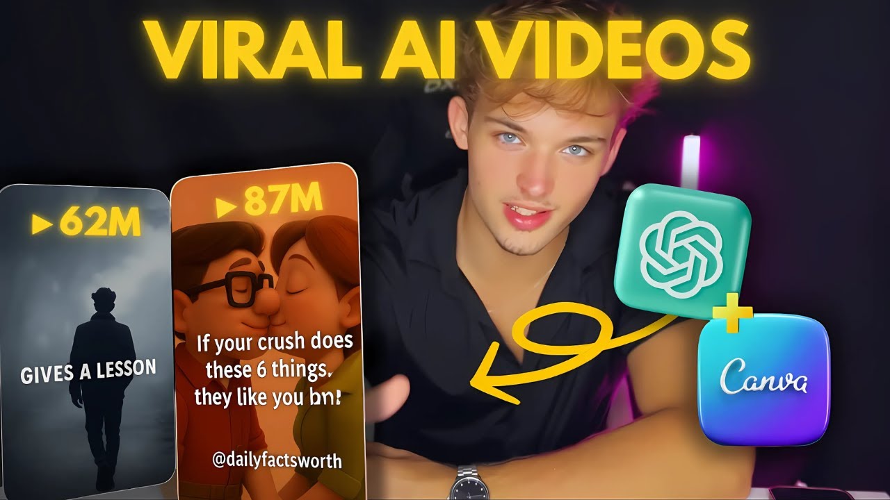 How I MASS-PRODUCE 1000 Viral AI Shorts In 10 Min (ChatGPT+Canva)