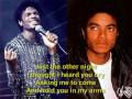 You Are Not Alone Lyrics (HD) - RIP Michael ...
