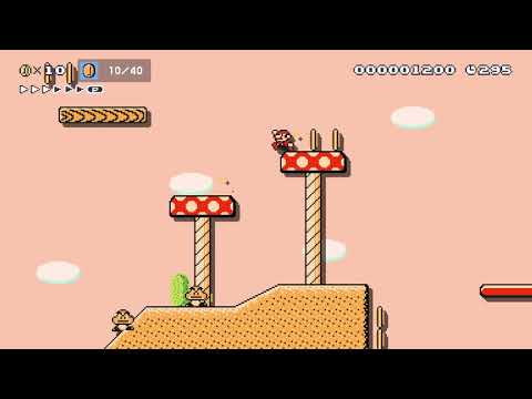 Super Mario Maker 2 🔧 Coins in the Desert 🔧 by Axios00