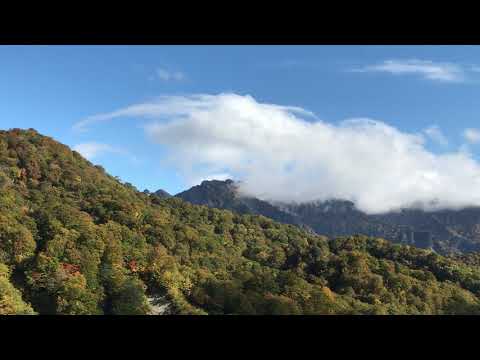 2020年10月15日 奥裾花自然園からの風景