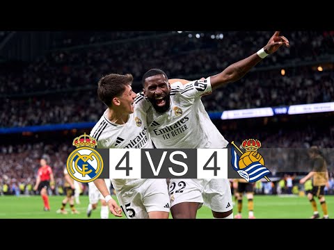 Real madrid vs Real sociedad | 4-4 | extended highlights and Goals | Copa del Rey 2024/25