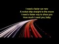 Keith Urban - Faster Car Lyrics