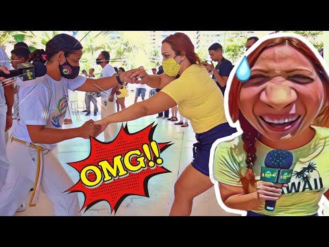 Repórter doidona invade Capoeira