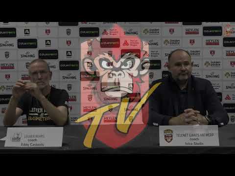 POST-GAME PRESS CONFERENCE | Telenet Giants Antwerp vs Leuven Bears