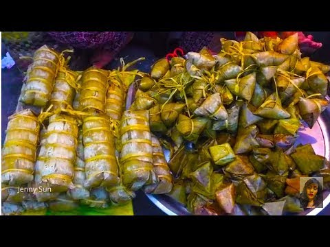 New Cambodian Street Food, Walking Around Food Market In Toul Tompong - Evening And Night Market Fo