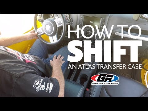 How to Shift an Atlas Transfer Case in a Jeep JK or JKU | GenRight Off Road
