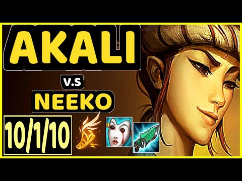 DOVE (AKALI) vs NEEKO - 10/1/10 KDA MID CHALLENGER GAMEPLAY - KR