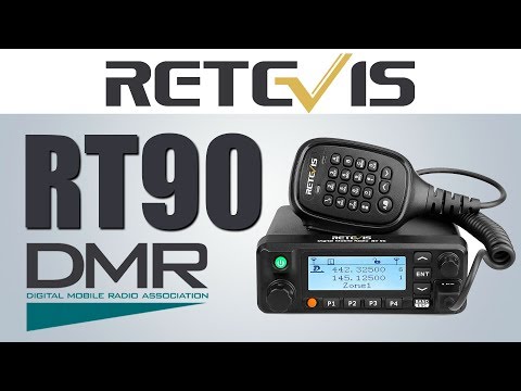 Обзор двухдиапазонной DMR/аналоговой мобильной радиостанции RETEVIS RT90